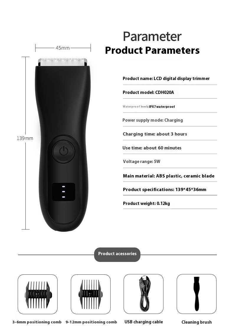Veluna BodyGuard™ Body Hair Trimmer