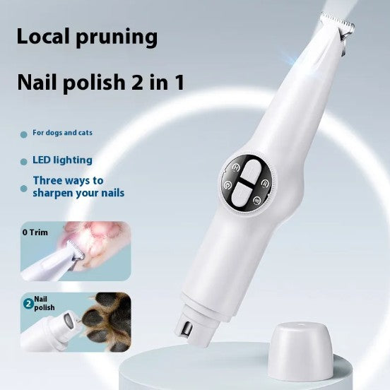 Veluna PawPerfect™ Recortador de patas y amolador de uñas 2 en 1 para mascotas